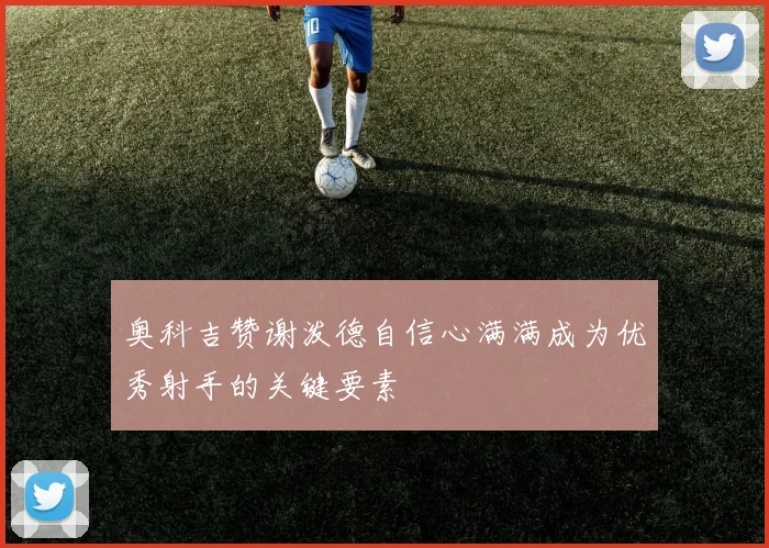 奥科吉赞谢泼德自信心满满成为优秀射手的关键要素