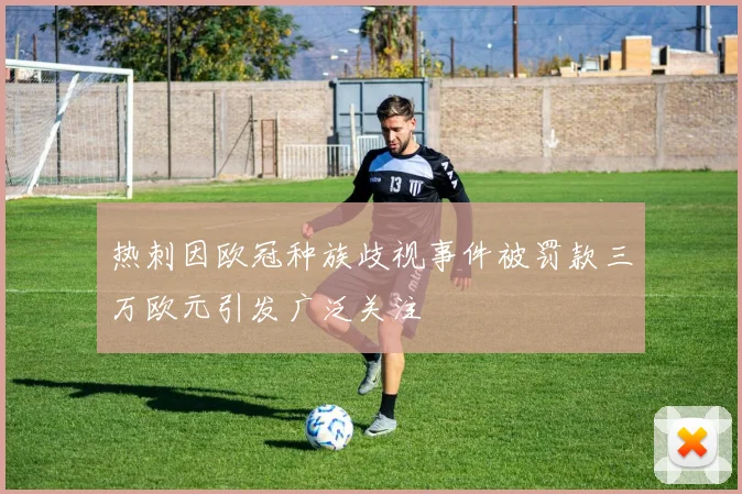 热刺因欧冠种族歧视事件被罚款三万欧元引发广泛关注